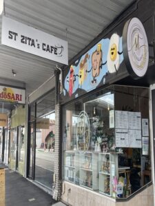 St Zita's Cafe in Glen Huntly window front coffee stop
