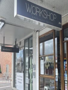 Workshop Coffee and Woodards Real estate signage on Glen Huntly Road