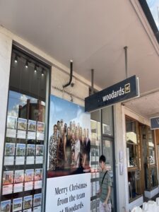 Woodards Glen Huntly sign and window front