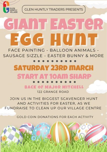 Giant Easter Egg Hunt, March 2024 in Glen Huntly