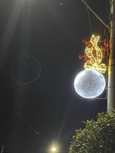 Christmas tree light decoration Glen Huntly Road.