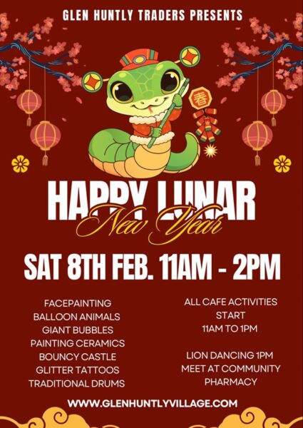 Happy New Lunar Year 2025 Glen Huntly activities