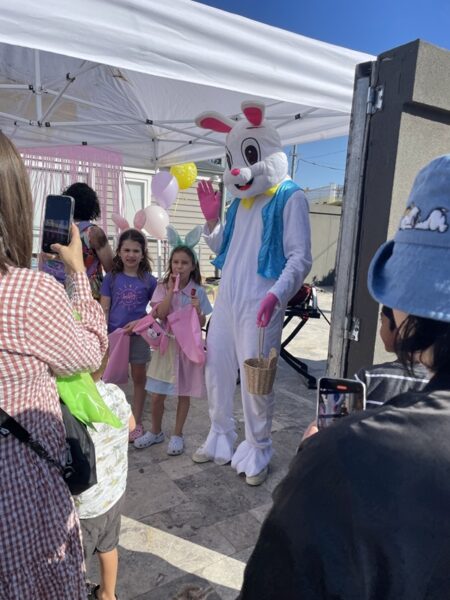 Major Mitchell café with Easter bunny and kids Easter Glen Huntly 2025