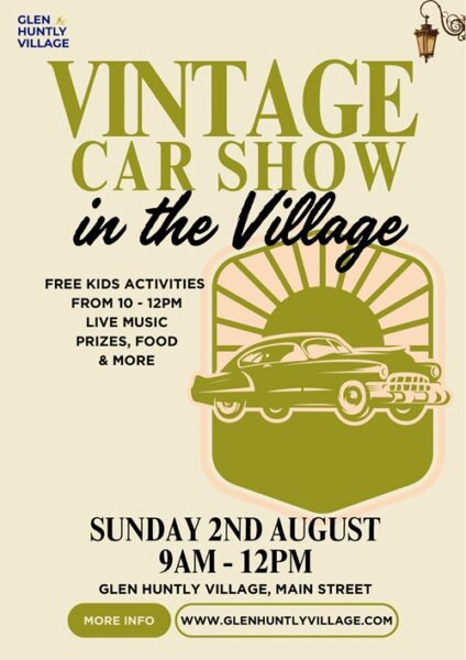 Glen Huntly Vintage Car Show - Sunday 2nd August 2026
